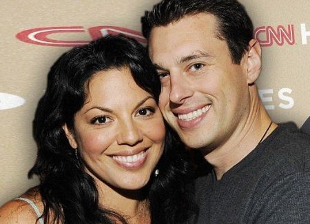 Ryan with his wife Sara Ramirez
